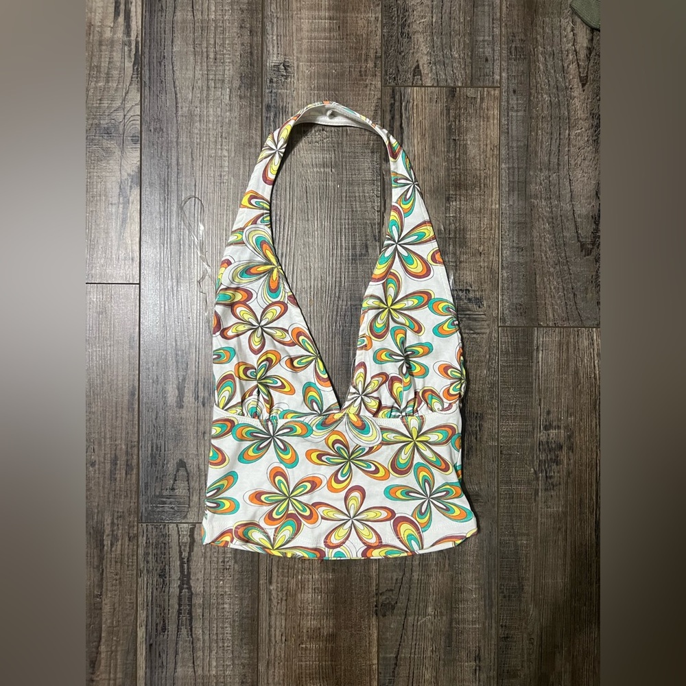 tilly’s rsq 70’s style halter tank